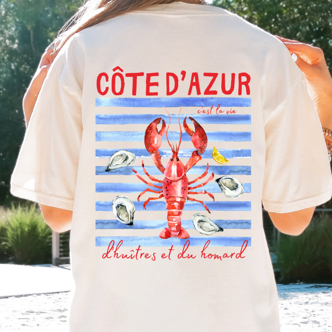 Cote d'Azur Comfort Colors Graphic Tee